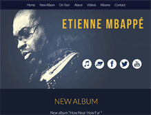 Tablet Screenshot of etiennembappe.com